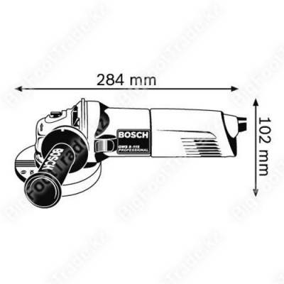 Нажмите для увеличения Угловая шлифмашина BOSCH GWS 10-115 Professional