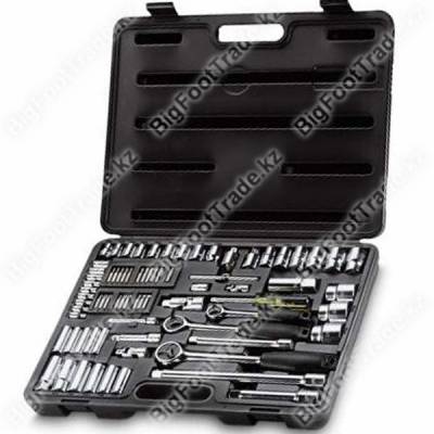 Нажмите для увеличения 1/2"+1/4"+3/8" Набор торцевых головок 75пр