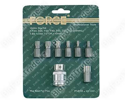 Нажмите для увеличения Набор бит Torx (Т20-Т55) 1/2"