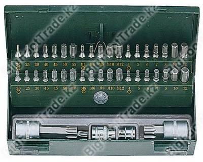 Нажмите для увеличения 3/8"&1/2" Набор бит/насадок 10мм с держателем