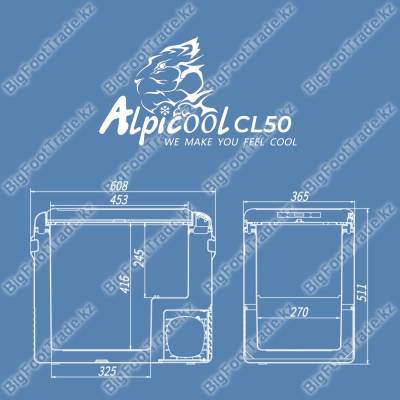 Габариты Alpicool c50