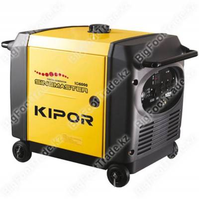 Цифровой бензиновый генератор KIPOR IG6000 5.5-6 кВА