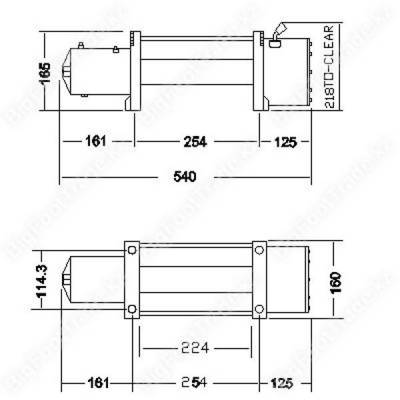 Лебедка  Lianda Winch LD12000, 6 л/с